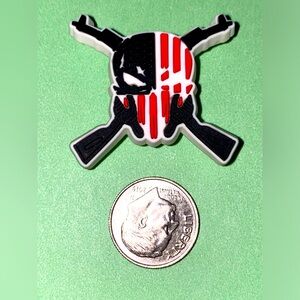 (10 for $15) PUNISHER Crocs Shoe Charms